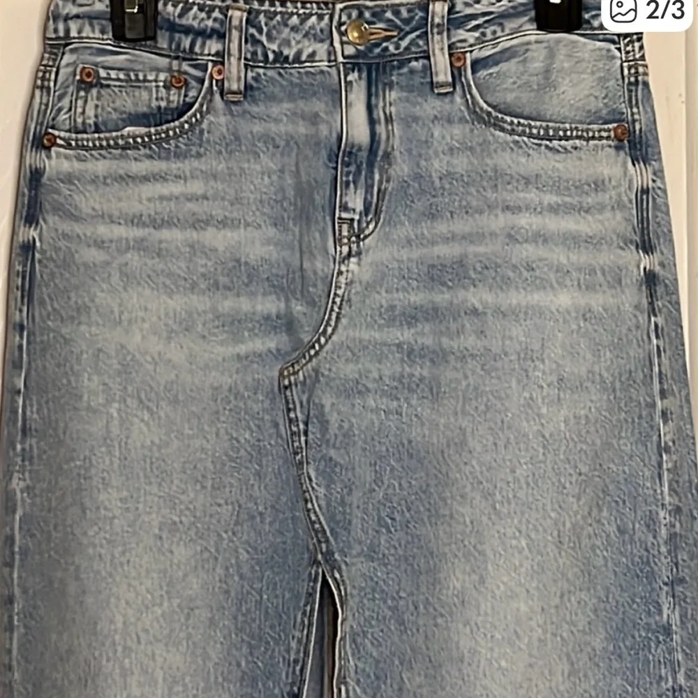 American Eagle Outfitters Light Blue Denim Skirt - Picture 12 of 14